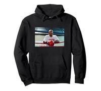 Il Campione di Boxe George Foreman Si Allena per Terry Anderson Felpa con Cappuccio