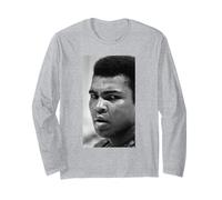 Il Campione di Boxe Muhammad Ali Si Allena per Joe Bugner Fight Maglia a Manica