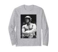 Il Campione di Boxe Muhammad Ali Si Allena per Leon Spinks Fight Maglia a Manica