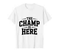 Il Campione è Qui Citazione Motivazionale per i Vincitori Maglietta