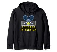 Il Campo è in sessione Tennis Repeat Player Varsity Team Felpa con Cappuccio