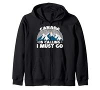 Il Canada chiama che devo andare Felpa con Cappuccio