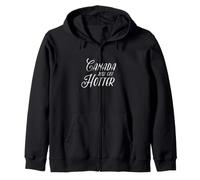 Il Canada è Appena diventato più Caldo Giselle Renarde Merch Felpa con Cappuccio