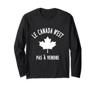 Il Canada non è in vendita Le Canada N'est Pas à Vendre Maglia a Manica