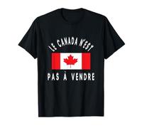 Il Canada Non è in Vendita Le Canada N'est PAS à Vendre Maglietta