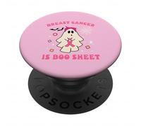Il cancro al seno è Boo Foglio Halloween Consapevolezza del cancro al seno PopSockets PopGrip Adesivo
