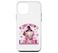 Il cancro al seno è Boo lenzuolo carino in ottobre Indossiamo fiocco rosa Custodia per iPhone 12 mini