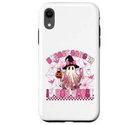 Il cancro al seno è Boo lenzuolo carino in ottobre Indossiamo fiocco rosa Custodia per iPhone XR