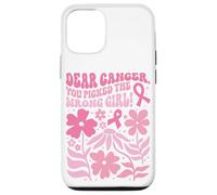 Il cancro al seno ha scelto la lotta con il nastro rosa pulcino ragazza sbagliata Custodia per iPhone 12/12 Pro