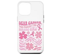 Il cancro al seno ha scelto la lotta con il nastro rosa pulcino ragazza sbagliata Custodia per iPhone 12 Pro Max