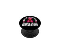 Il cancro ha scelto una lotta con la ragazza sbagliata Afro Queen PopSockets PopGrip Adesivo