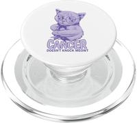 Il cancro non bussa al cancro esofageo Meowt PopSockets PopGrip per MagSafe