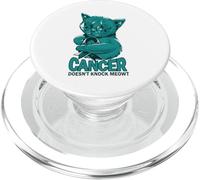 Il cancro non bussa al cancro ovarico Meowt PopSockets PopGrip per MagSafe