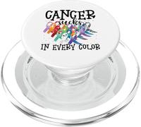 Il cancro succhia in ogni colore combattente combattere il cancro PopSockets PopGrip per MagSafe