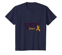 Il Cancro Succhia la Fede Non Citazione ispiratrice del Sopravvissuto Maglietta, Bambini, Navy, 3 Anni