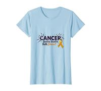 Il Cancro Succhia la Fede Non Citazione ispiratrice del Sopravvissuto Maglietta, Donna, Celeste, 3XL