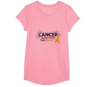 Il Cancro Succhia la Fede Non Citazione ispiratrice del Sopravvissuto Maglietta, Ragazze, Rosa, XS