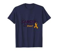 Il Cancro Succhia la Fede Non Citazione ispiratrice del Sopravvissuto Maglietta, Uomo, Navy, 6XL