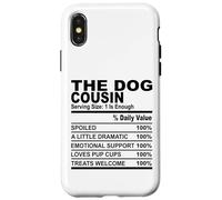 Il cane cugino nutrizione fatto divertente cugini uomini donne Custodia per iPhone X/XS