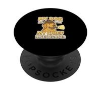 Il cane è il mio investigatore capo proprietario di cani detective PopSockets PopGrip Adesivo
