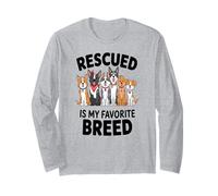 Il Cane Salvato È La Mia Razza Preferita Rifugio Maglia a Manica