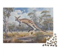 Il canguro in movimento Rompicapo 1000 Pezzi In cartone Spesso, Un Busta Di Puzzle A Rompicapo Per Gioco Educativo Sfida, Ideale Per Partita Puzzle Game, Regalo Per Coppie 38x26cm/