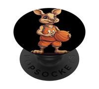 Il canguro prende il controllo del campo da basket PopSockets PopGrip Adesivo