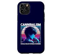 Il cannibalismo potrebbe risolvere la fame nel mondo Anime Boy Sarcastico Custodia per iPhone 11 Pro