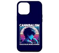 Il cannibalismo potrebbe risolvere la fame nel mondo Anime Boy Sarcastico Custodia per iPhone 12 Pro Max