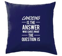 Il Canoa È La Risposta - Cuscino - Canoa Canoa Kayak Kayak Amore Acqua