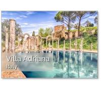 Il Canopus, Antica piscina a Villa Adriana, Tivoli, Italia, Magnete Frigo