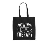 Il Canottaggio È La Mia Terapia - Borsa In Tela - Rower Canoe Kayak Sport