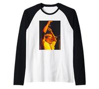 Il cantante Blur Damon Albarn Vive nella Grande Fuga di Manchester Maglia con Maniche Raglan