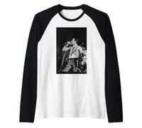 Il cantante dei Queen Freddie Mercury NEC Arena The Works Tour Maglia con Maniche Raglan