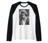 Il cantante dei volti Rod Stewart nel 1986 Maglia con Maniche Raglan