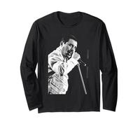 Il cantante Freddie Mercury Queen a Newcastle Magic Tour 1986 Maglia a Manica