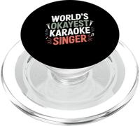 Il cantante karaoke più buono del mondo Amante della musica divertente PopSockets PopGrip per MagSafe