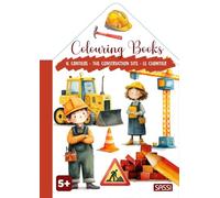 Il cantiere-The construction site-Le chantier. Colouring books. Ediz. illustrata