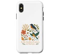 Il canto degli uccelli al ritmo della natura Troviamo gioia Custodia per iPhone X/XS
