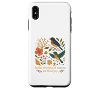 Il canto degli uccelli al ritmo della natura Troviamo gioia Custodia per iPhone XS Max