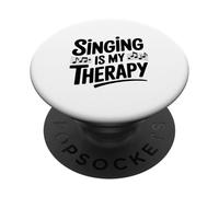 Il canto è il mio amante della musica in terapia per i cantanti PopSockets PopGrip Adesivo