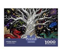Il caos all’inizio della creazione Puzzle in Legno Impermeabile Puzzles Da 1000 Pezzi Regali Per Adulti Sfidanti E Rompicapo Per Decorazioni Domestiche