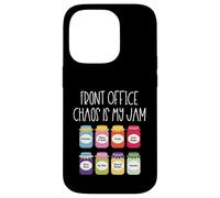 Il caos del front office è il mio segretario scolastico e personale d'ufficio Custodia per iPhone 14 Pro
