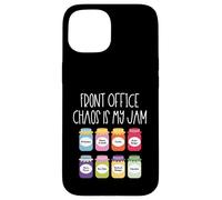 Il caos del front office è il mio segretario scolastico e personale d'ufficio Custodia per iPhone 15
