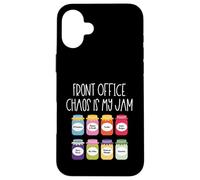 Il caos del front office è il mio segretario scolastico e personale d'ufficio Custodia per iPhone 16 Plus
