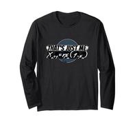 Il caos è la mia vita matematica e fisica divertente creativo Maglia a Manica
