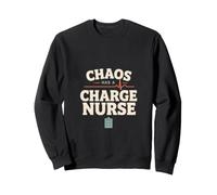Il Caos ha Una Carica Infermiera ER Med Surg Nurse Life Felpa