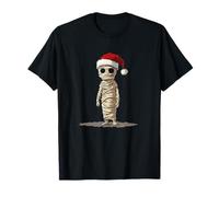 Il Cappello di Babbo Natale incontra Un Vestito Divertente da Mummia Maglietta