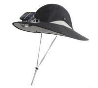 Il cappello di raffreddamento solare a tesa larga gode di un flusso d'aria rinfrescante proteggendo dai raggi UV (cachi)