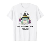 Il capriccioso Mago delle Rane è Pronto a commettere Il Meme di Tom Foolery Frog Maglietta